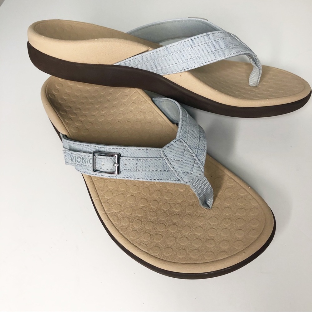 Vionic Thong Sandals Tide Patty - Light Blue